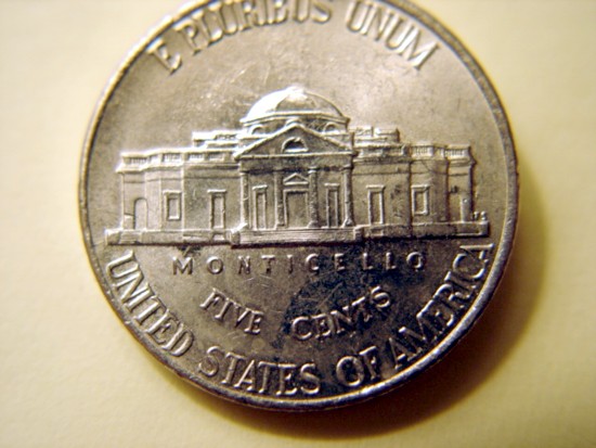 2007-P-Jefferson-Nickel,-Struck-Through-Grease